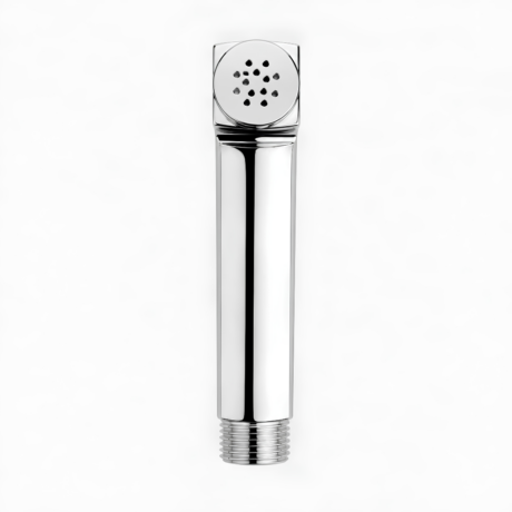 Premium silver jet spray, polished chrome.