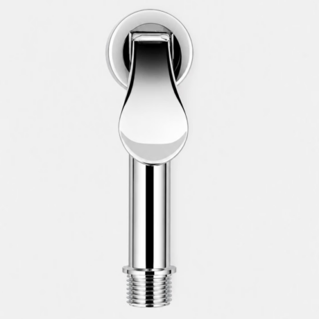 Premium silver jet spray, polished chrome.