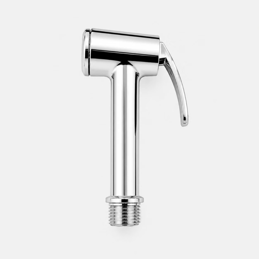 Silver Chrome Ergonomic Jet Faucet