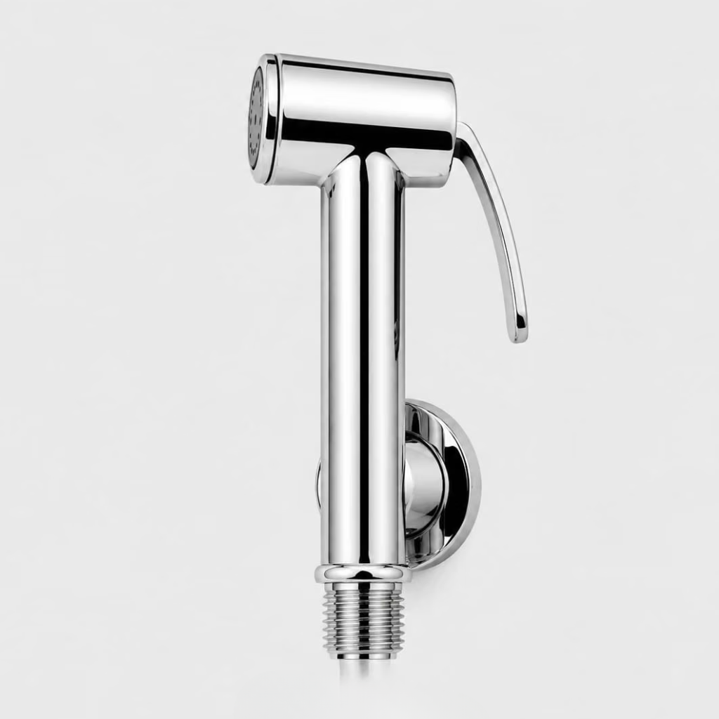 Silver Chrome Ergonomic Jet Faucet